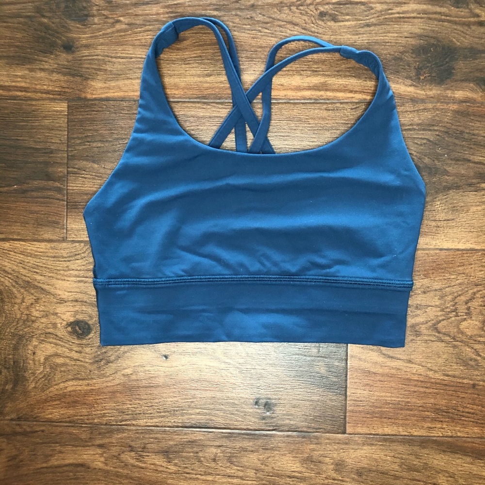 Blue Lululemon Energy Bra *Long Line